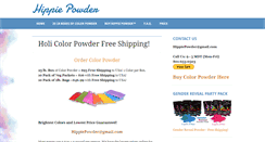 Desktop Screenshot of hippiepowder.com